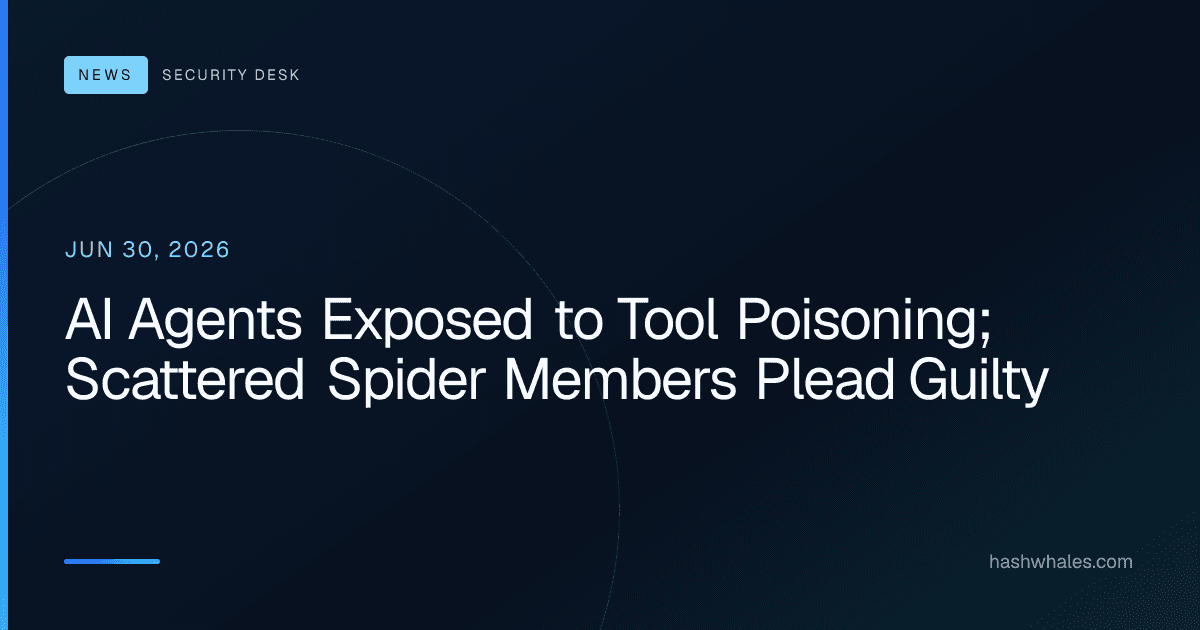 AI Agents Exposed to Tool Poisoning; Scattered Spider Members Plead Guilty