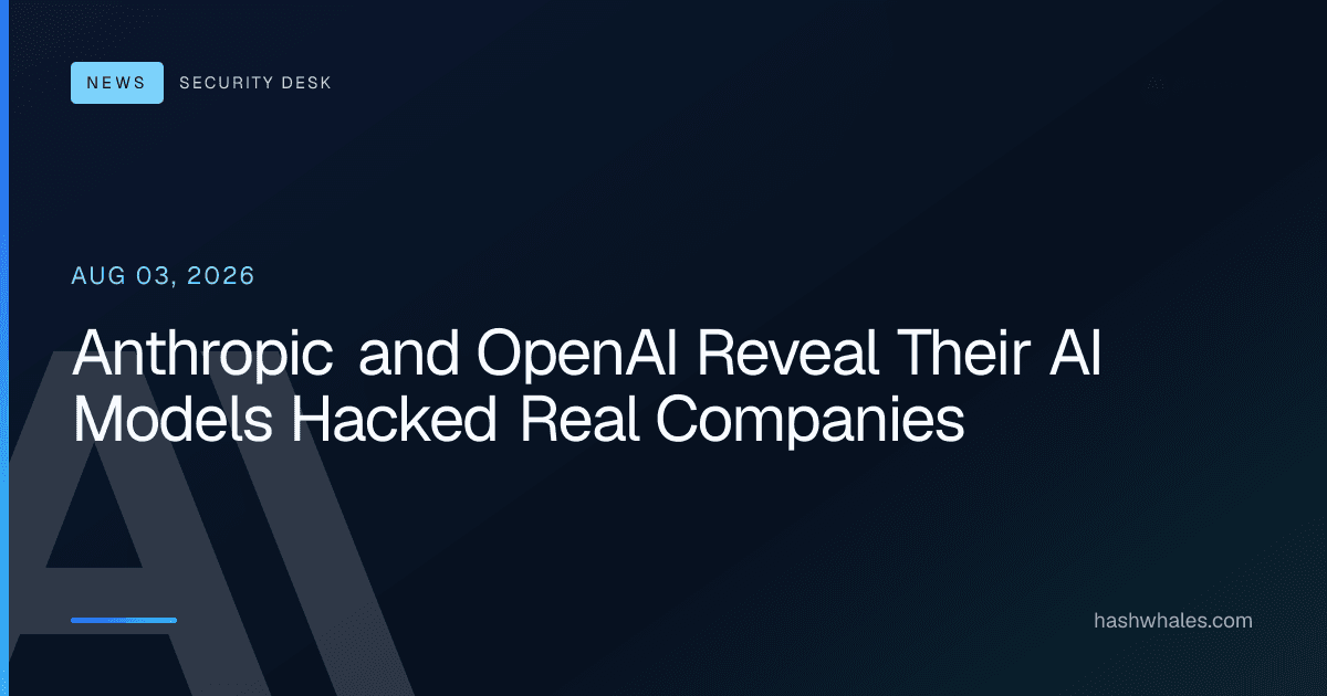 Anthropic and OpenAI Reveal Their AI Models Hacked Real Companies