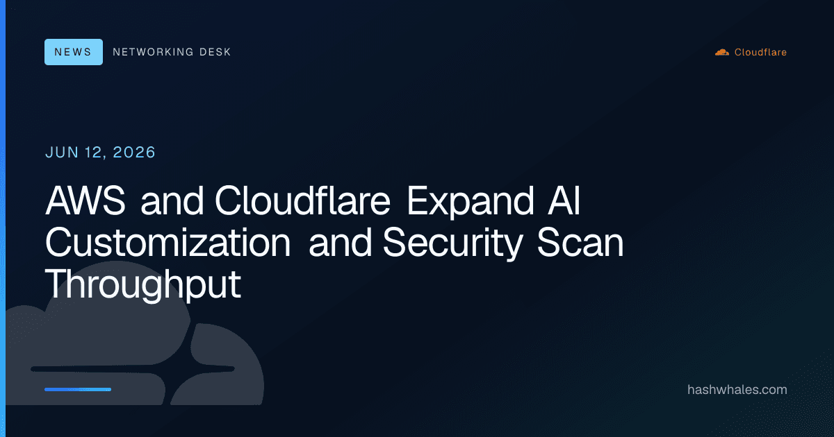 AWS and Cloudflare Expand AI Customization and Security Scan Throughput