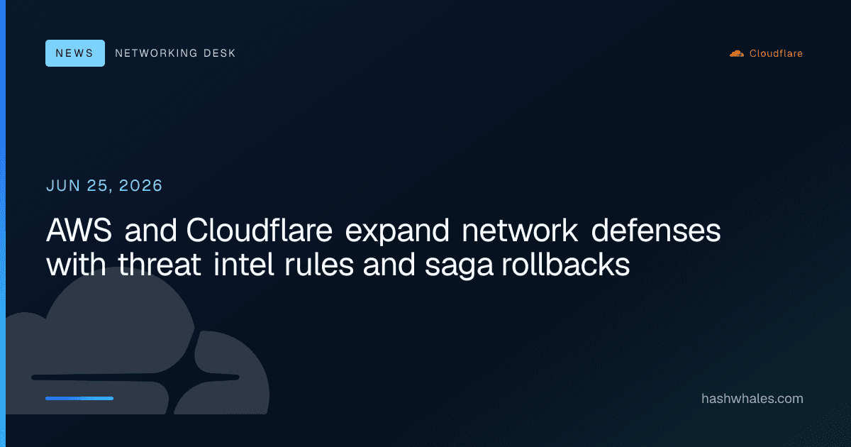 AWS and Cloudflare expand network defenses with threat intel rules and saga rollbacks