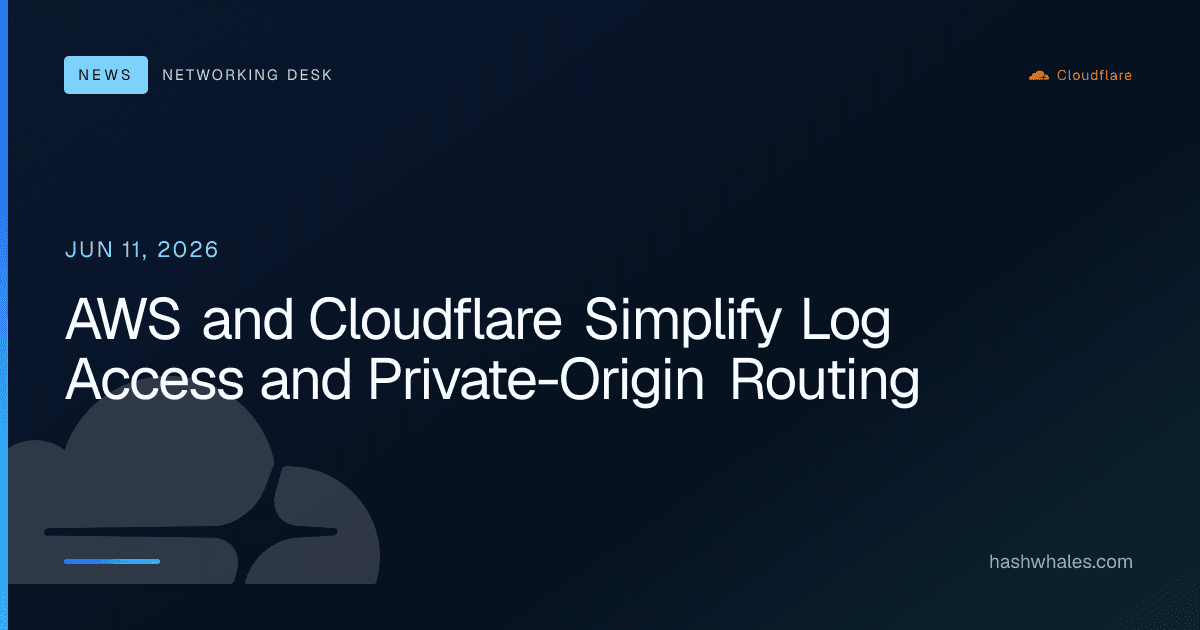 AWS and Cloudflare Simplify Log Access and Private-Origin Routing