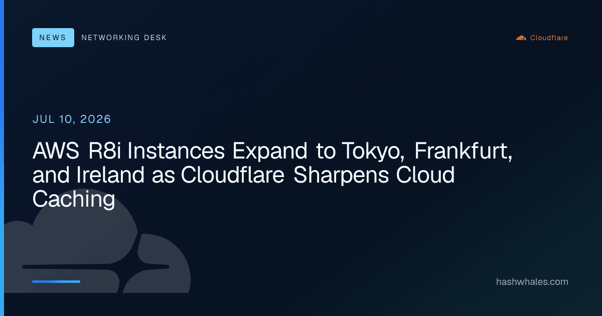 AWS R8i Instances Expand to Tokyo, Frankfurt, and Ireland as Cloudflare Sharpens Cloud Caching