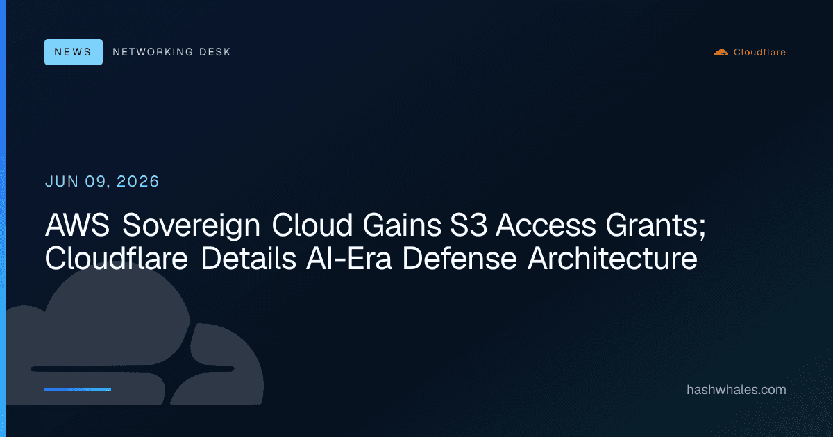 AWS Sovereign Cloud Gains S3 Access Grants; Cloudflare Details AI-Era Defense Architecture