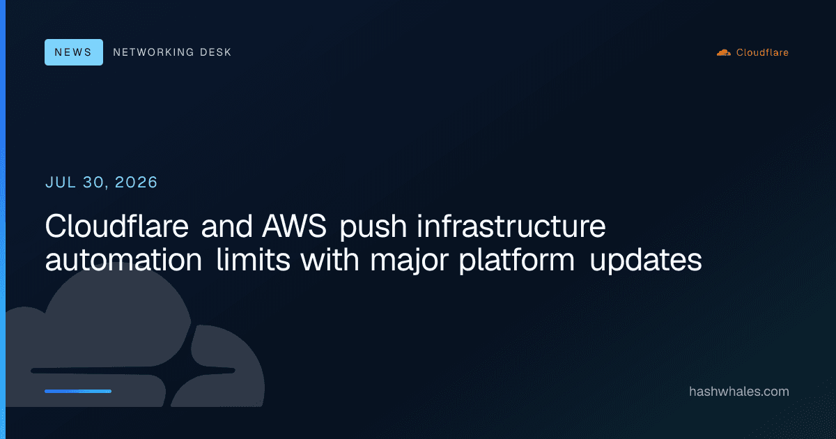 Cloudflare and AWS push infrastructure automation limits with major platform updates