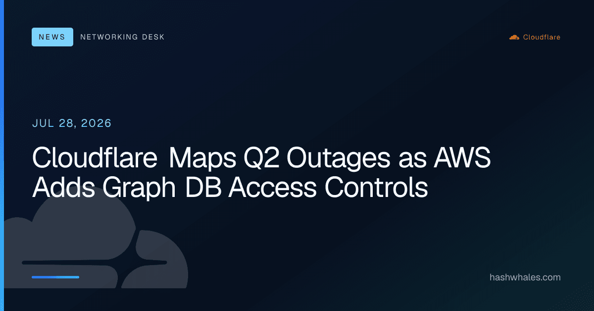 Cloudflare Maps Q2 Outages as AWS Adds Graph DB Access Controls