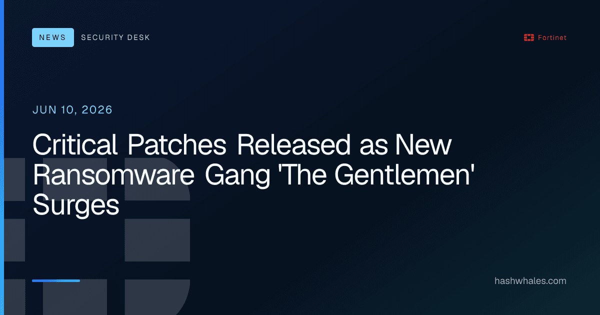 Critical Patches Released as New Ransomware Gang 'The Gentlemen' Surges