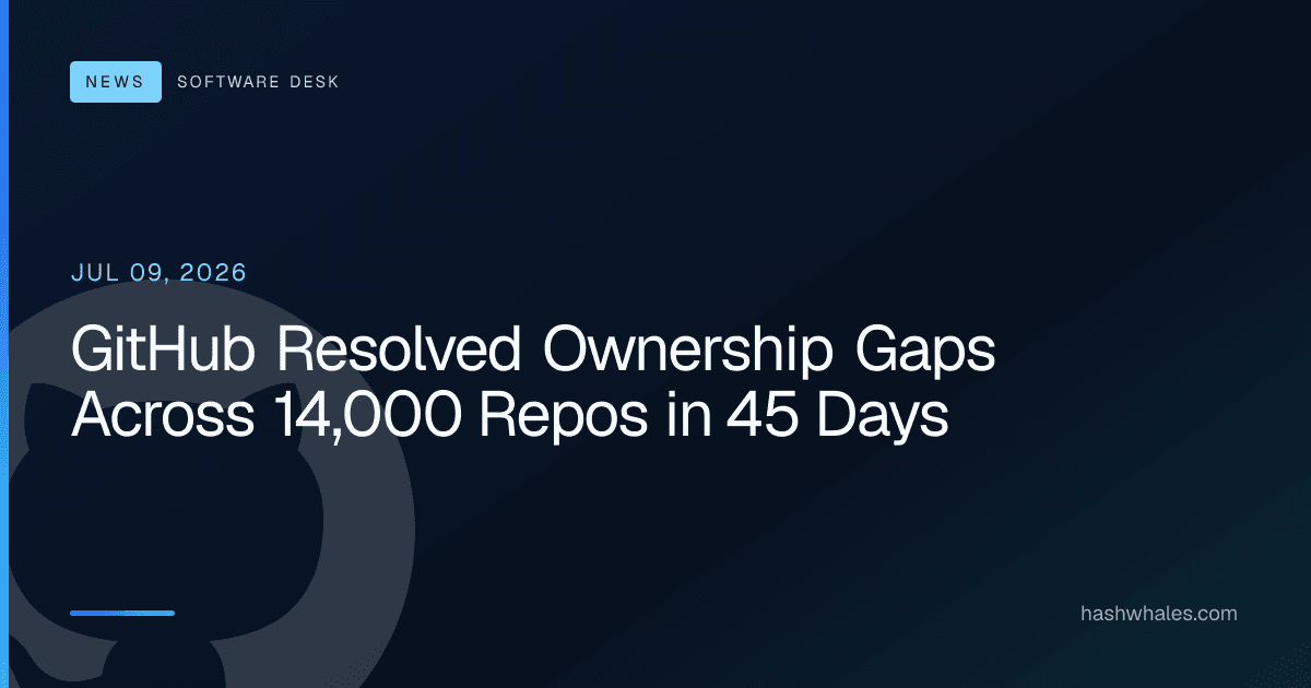 GitHub Resolved Ownership Gaps Across 14,000 Repos in 45 Days