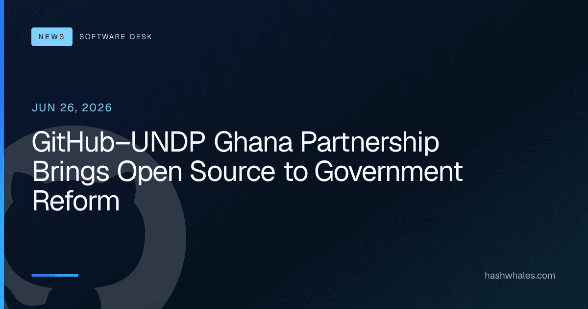 GitHub–UNDP Ghana Partnership Brings Open Source to Government Reform