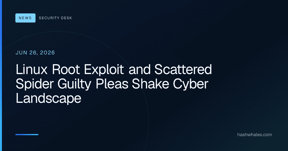 Linux Root Exploit and Scattered Spider Guilty Pleas Shake Cyber Landscape