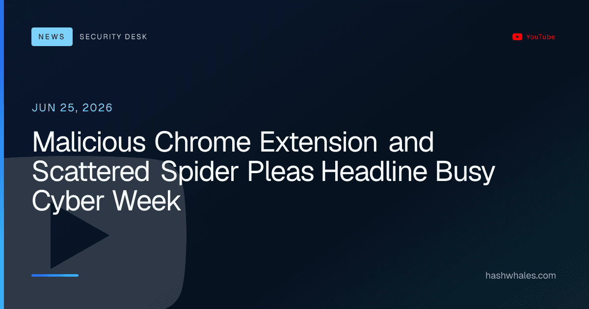 Malicious Chrome Extension and Scattered Spider Pleas Headline Busy Cyber Week