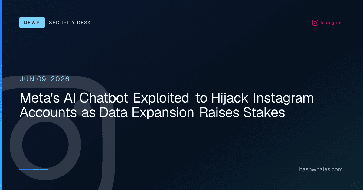 Meta's AI Chatbot Exploited to Hijack Instagram Accounts as Data Expansion Raises Stakes