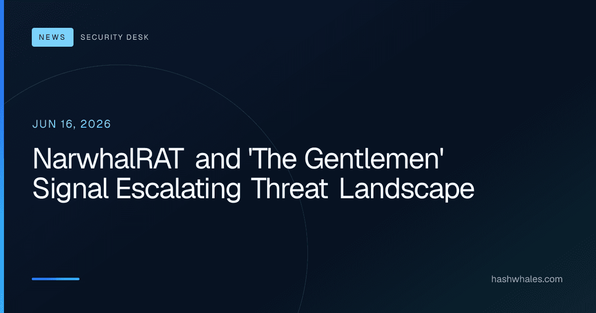 NarwhalRAT and 'The Gentlemen' Signal Escalating Threat Landscape