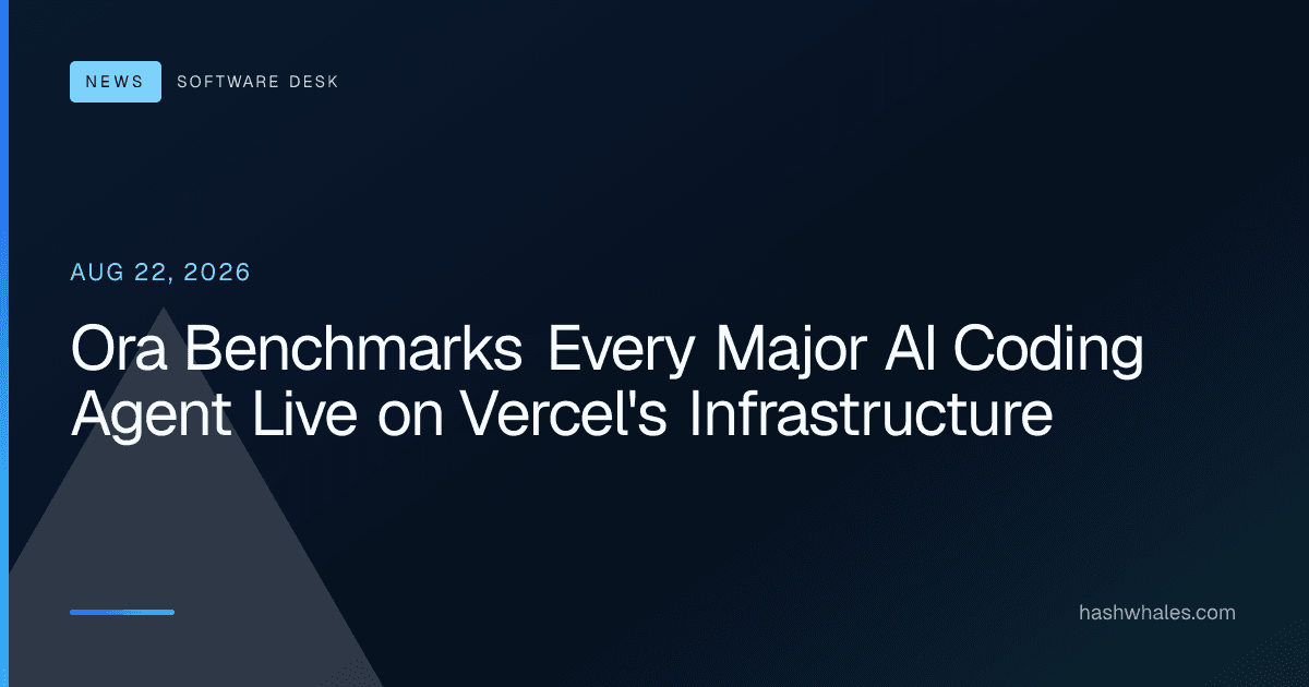 Ora Benchmarks Every Major AI Coding Agent Live on Vercel's Infrastructure