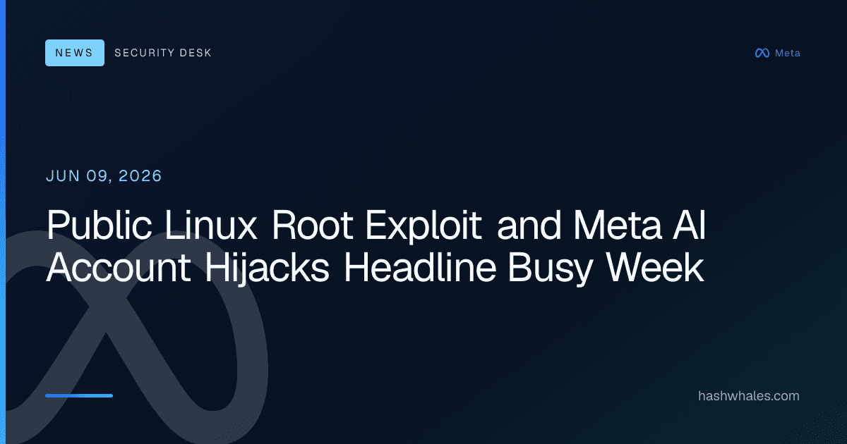 Public Linux Root Exploit and Meta AI Account Hijacks Headline Busy Week