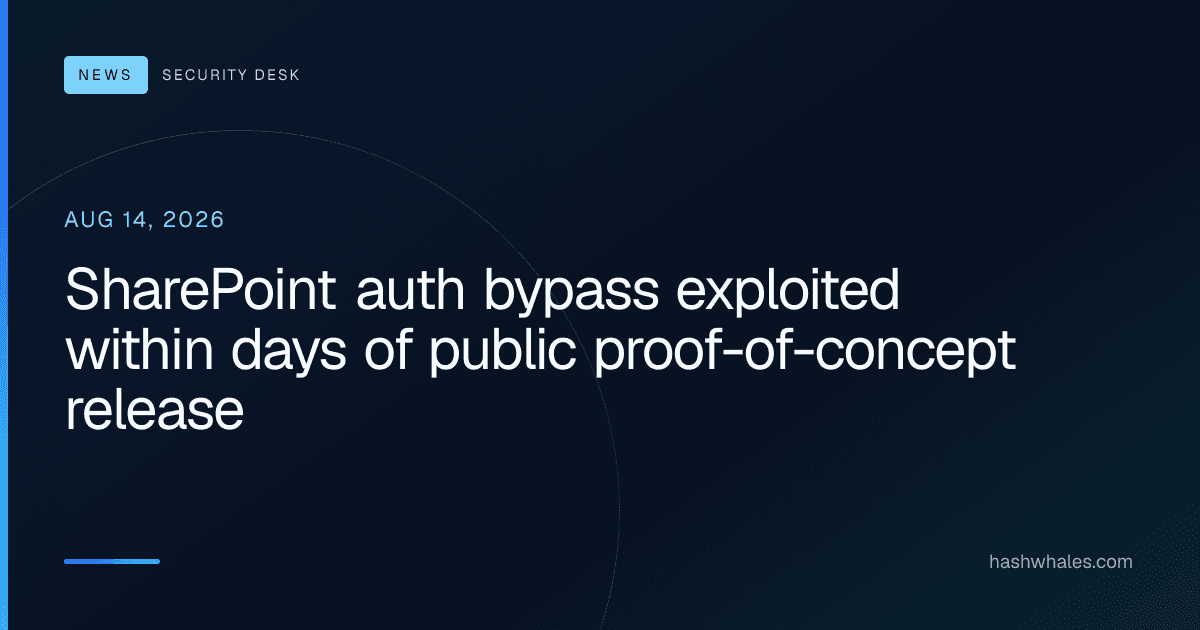 SharePoint auth bypass exploited within days of public proof-of-concept release