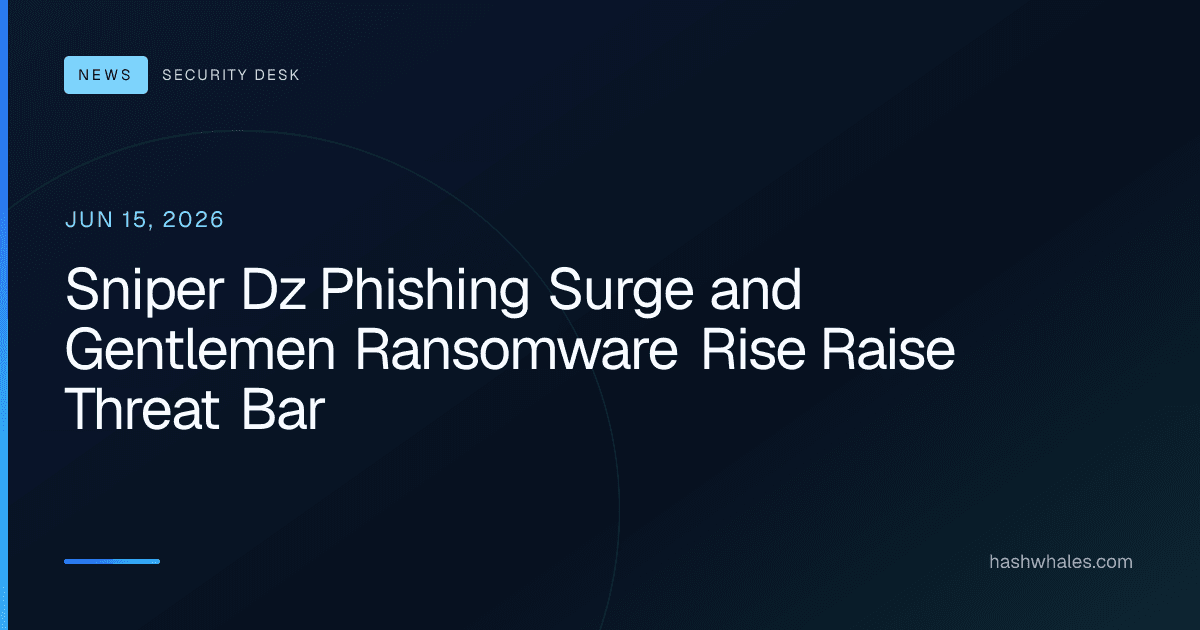 Sniper Dz Phishing Surge and Gentlemen Ransomware Rise Raise Threat Bar
